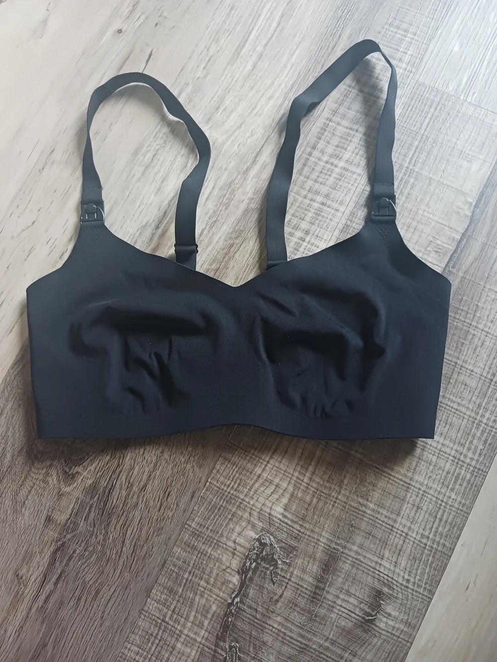 Kindred Bravely Black Seamless Wireless Nursing Bra